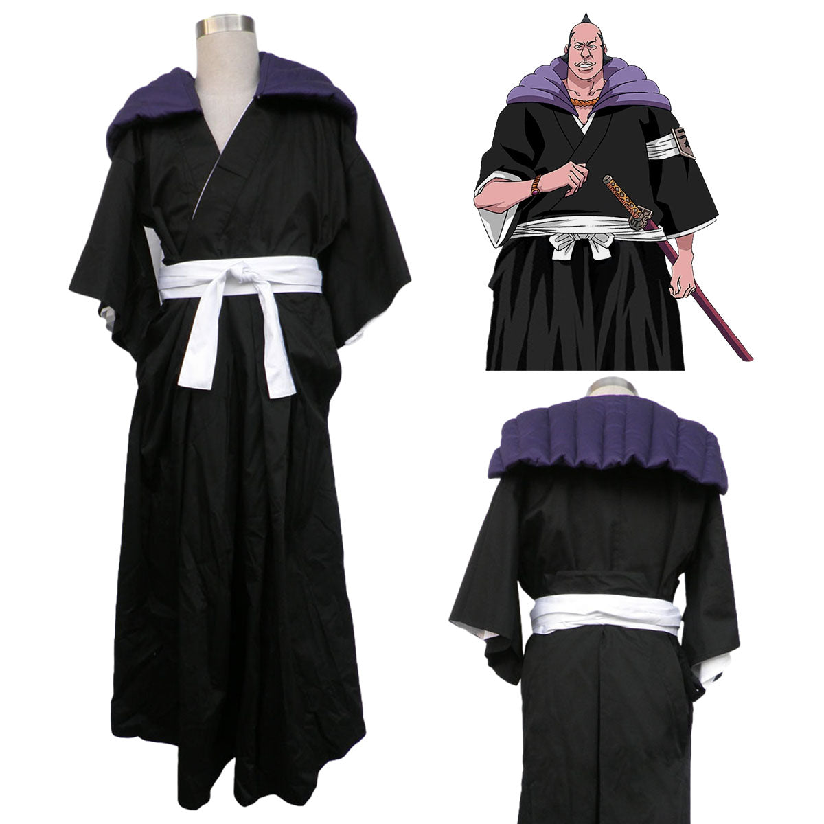 Anime Bleach Marechiyo Omaeda 2nd Division Vice Captain Costume full Outfit Kit