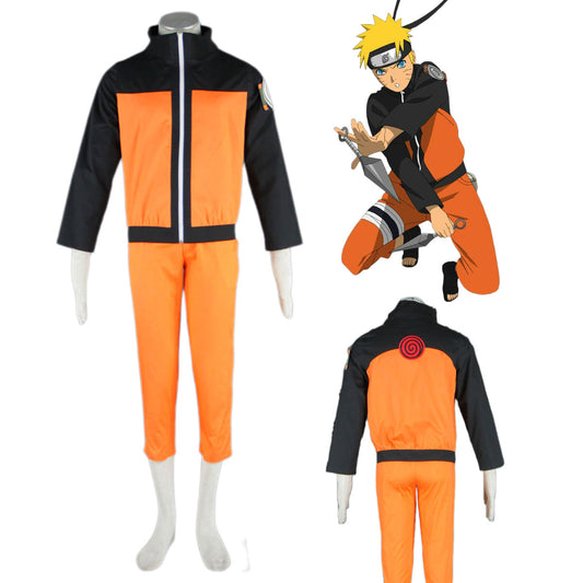 Anime Naruto Shippuden Cosplay Uzumaki Naruto Teenage Costume