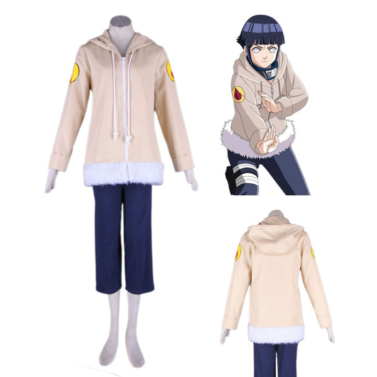 Anime Naruto Shippuden Hyuuga Hinata Cosplay Costume Kit