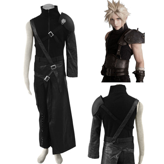 Final Fantasy 7 Costume Cloud Strife Cosplay Outfit Kit