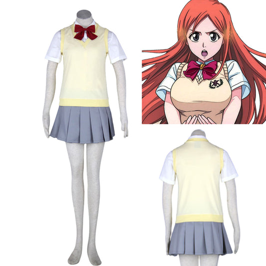 Anime Bleach Karakura High School Uniform Costume full Outfit Kit