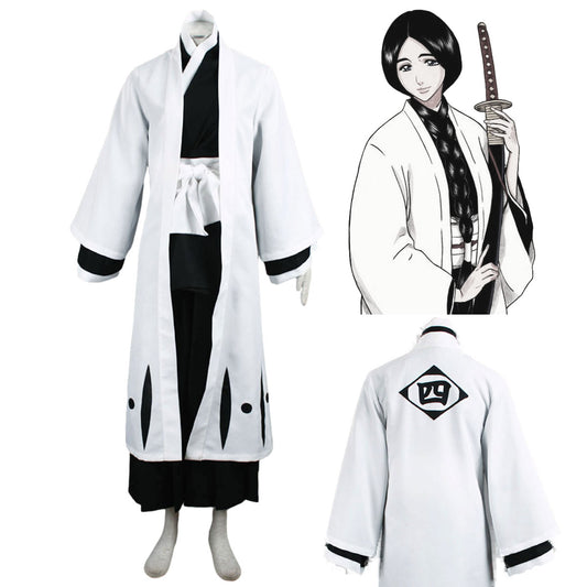 Anime Bleach 4th Division Captain Unohana Retsu Cosplay Costume Full Outfit Kit