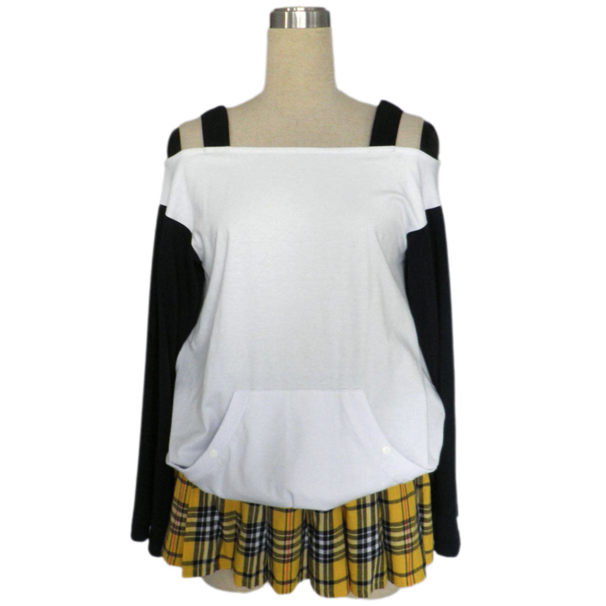 Rosario+Vampire Costume Mizore Shirayuki Cosplay full Outfit