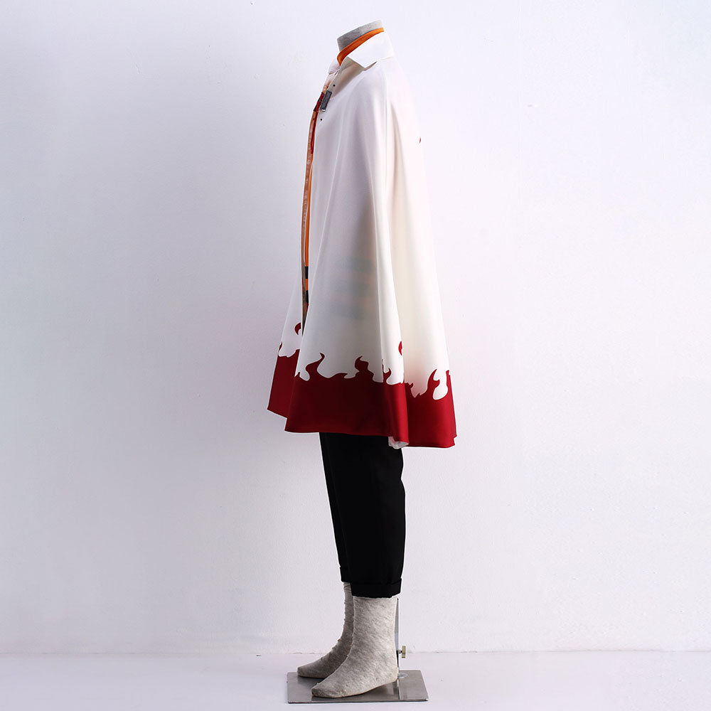 Naruto Shippuden Costume Naruto 7th Hokage Cosplay Cloak