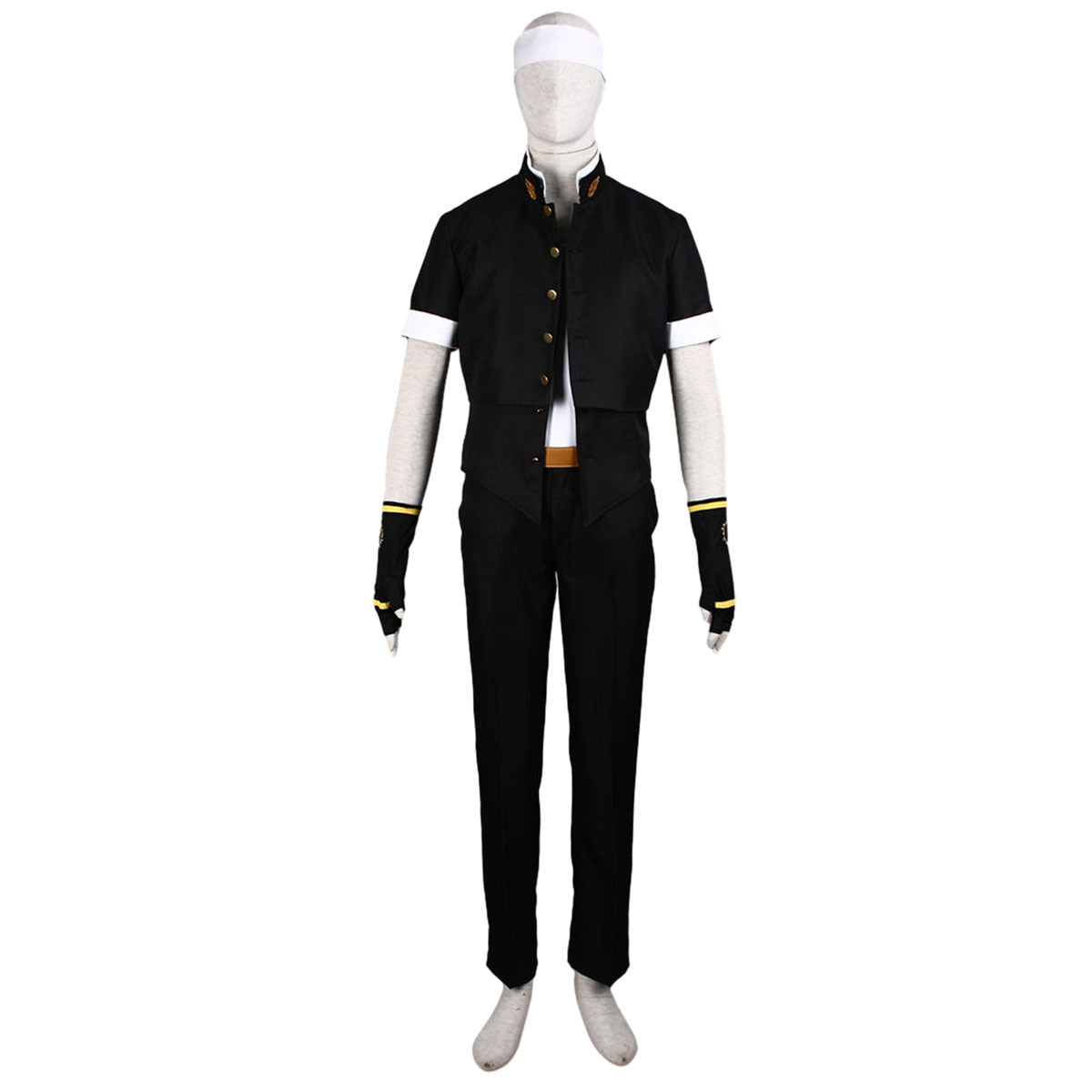 Game The King of Fighters (KOF) Costume Kyo Kusanagi Cosplay Black Outfit Kit