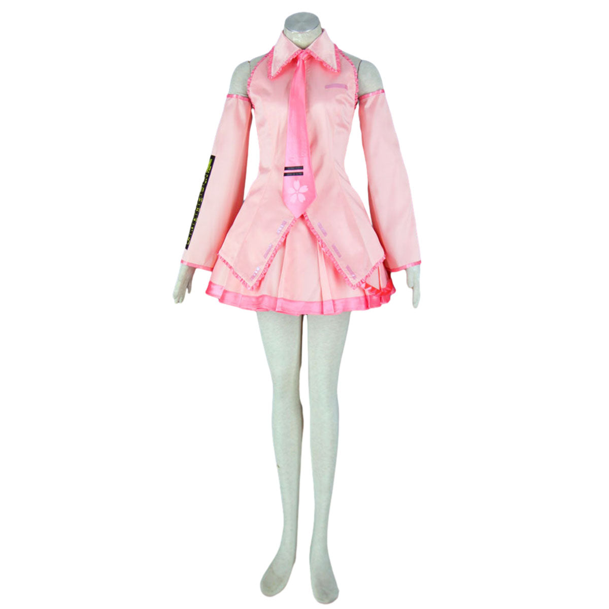 Vocaloid Costumes Spring Sakura Miku Cosplay Dress Kit with Accessories