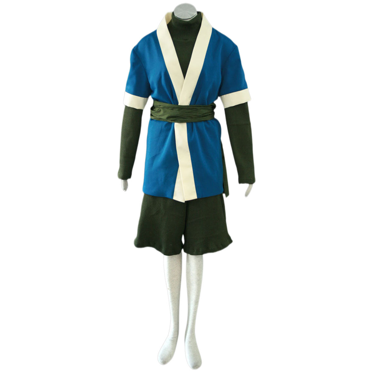 Anime Naruto Haku Cosplay Costume Outfit Headband Kit