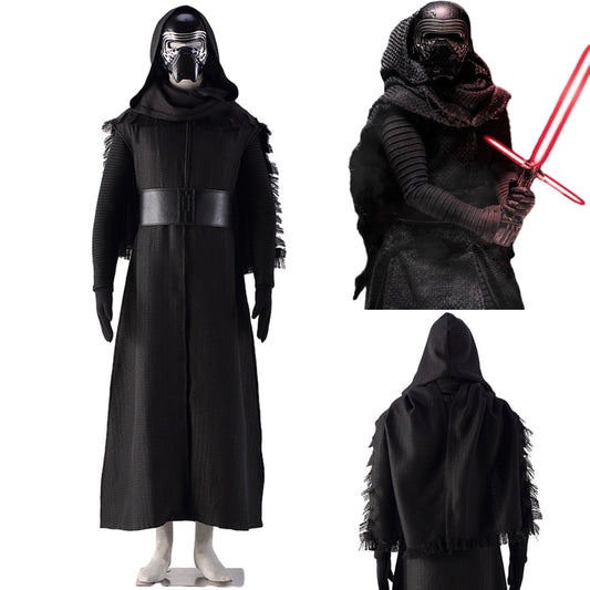 Star Wars Cosplay Kylo Ren Ben Solo Costume Outfit Kit with Mask