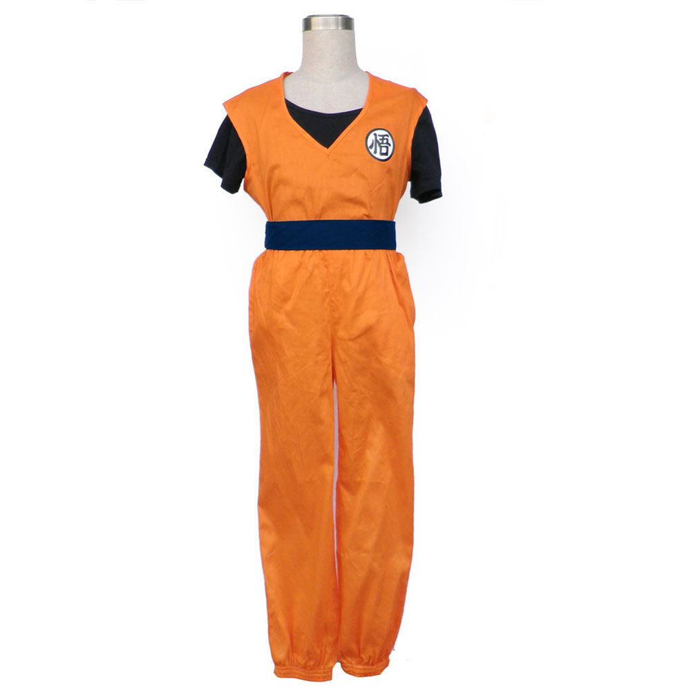 Halloween Dragon Ball Costume Son Goku Training Outfits with Wristband