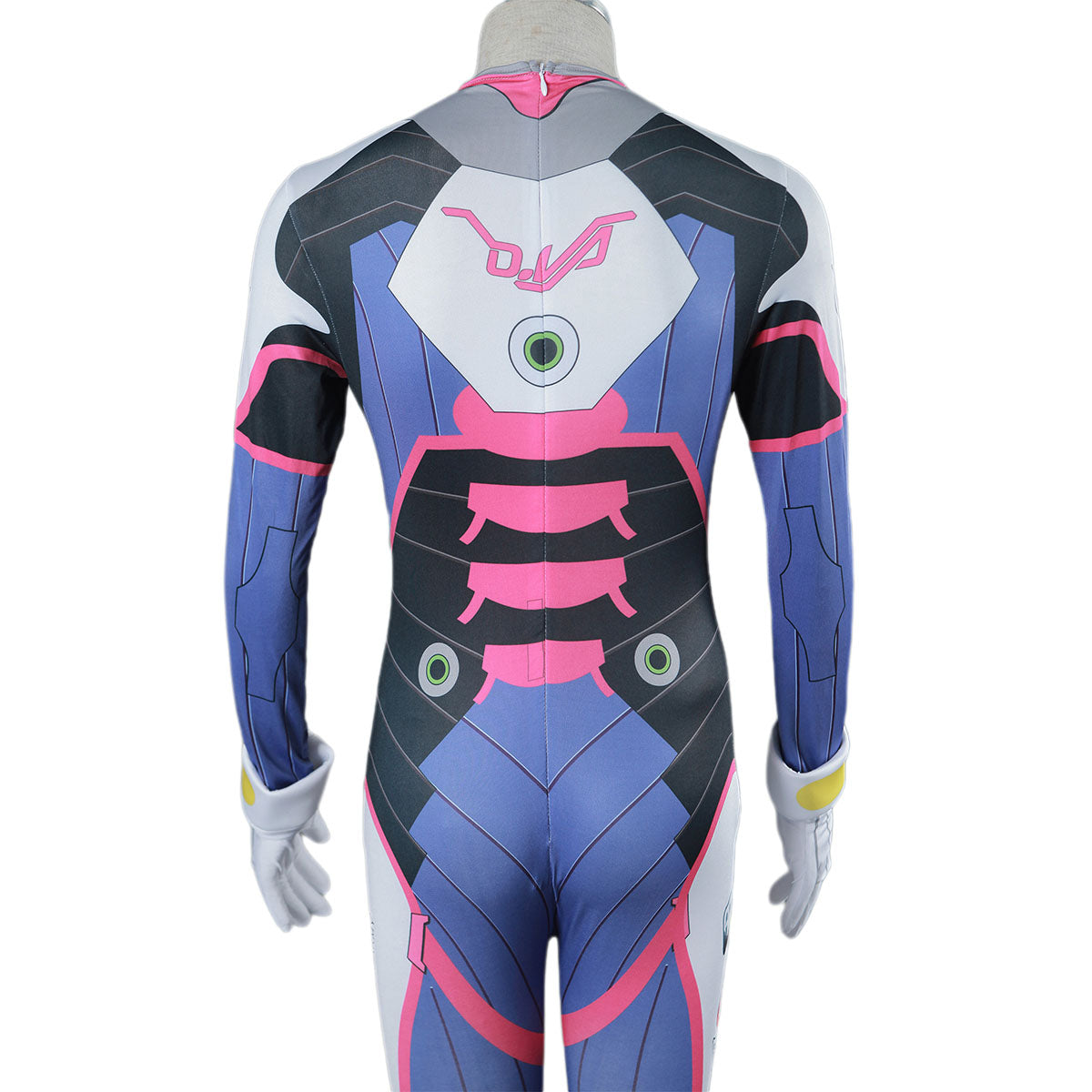 Overwatch DVA Hana Cosplay Stretchable Costume Jumpsuit Kit