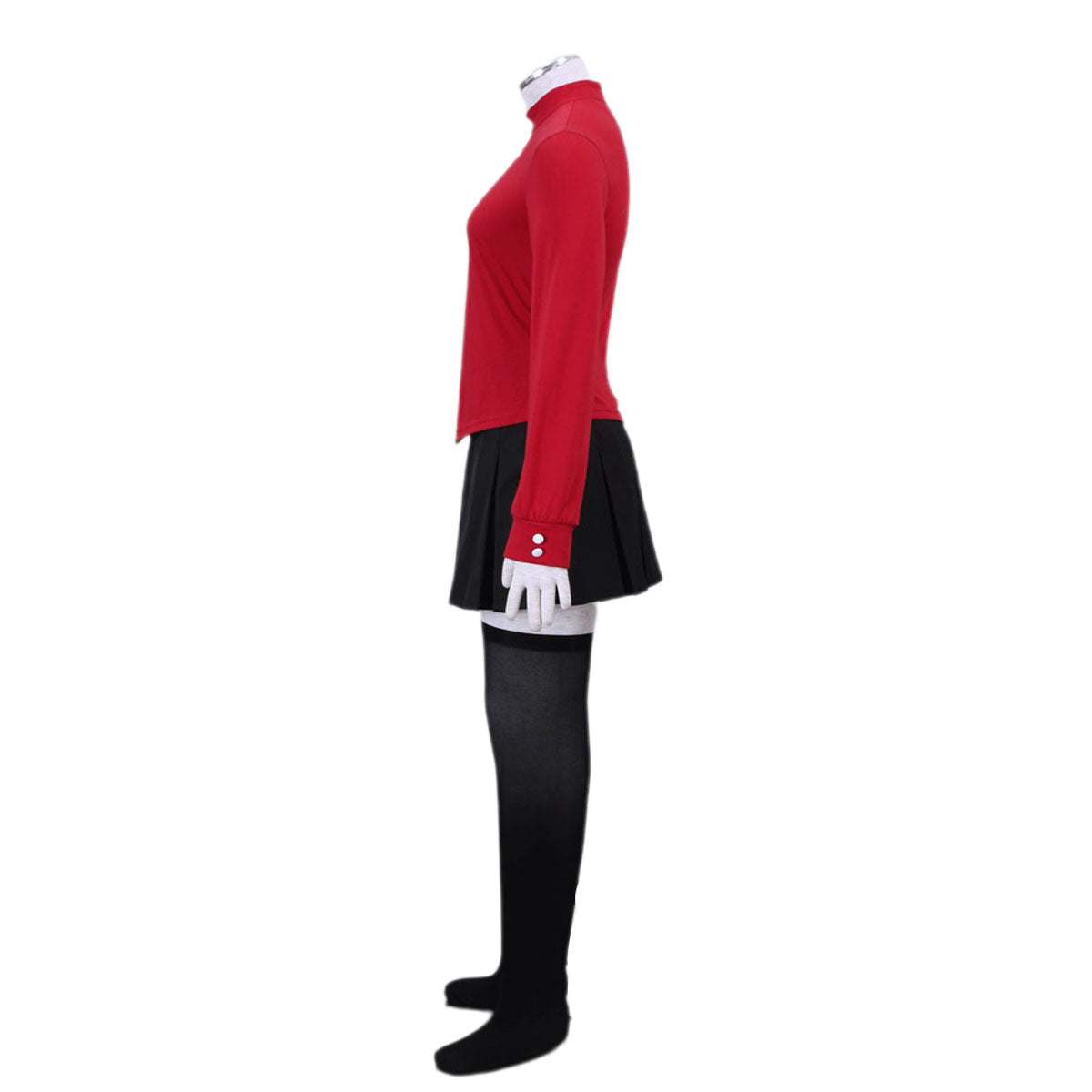 Fate Stay Night Costume Rin Tohsaka Cosplay Full Outfit Kit with Accessories