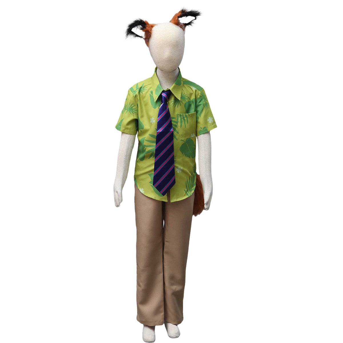 Zootopia Costume The Fox Nick Wilde Cosplay Outfit Kit