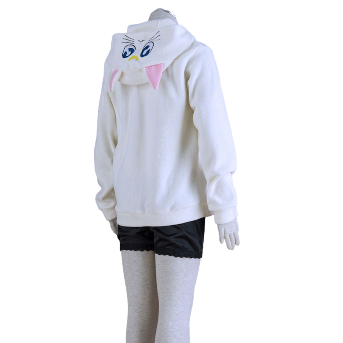 Sailor Moon The White Cat Artemis Cosplay Costume Hoodie