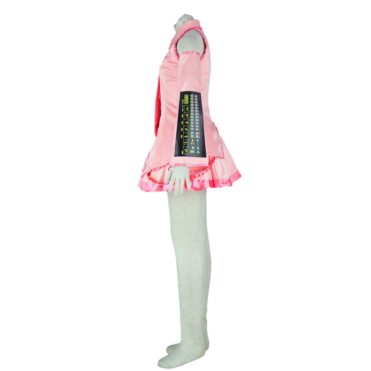 Vocaloid Costumes Spring Sakura Miku Cosplay Dress Kit with Accessories