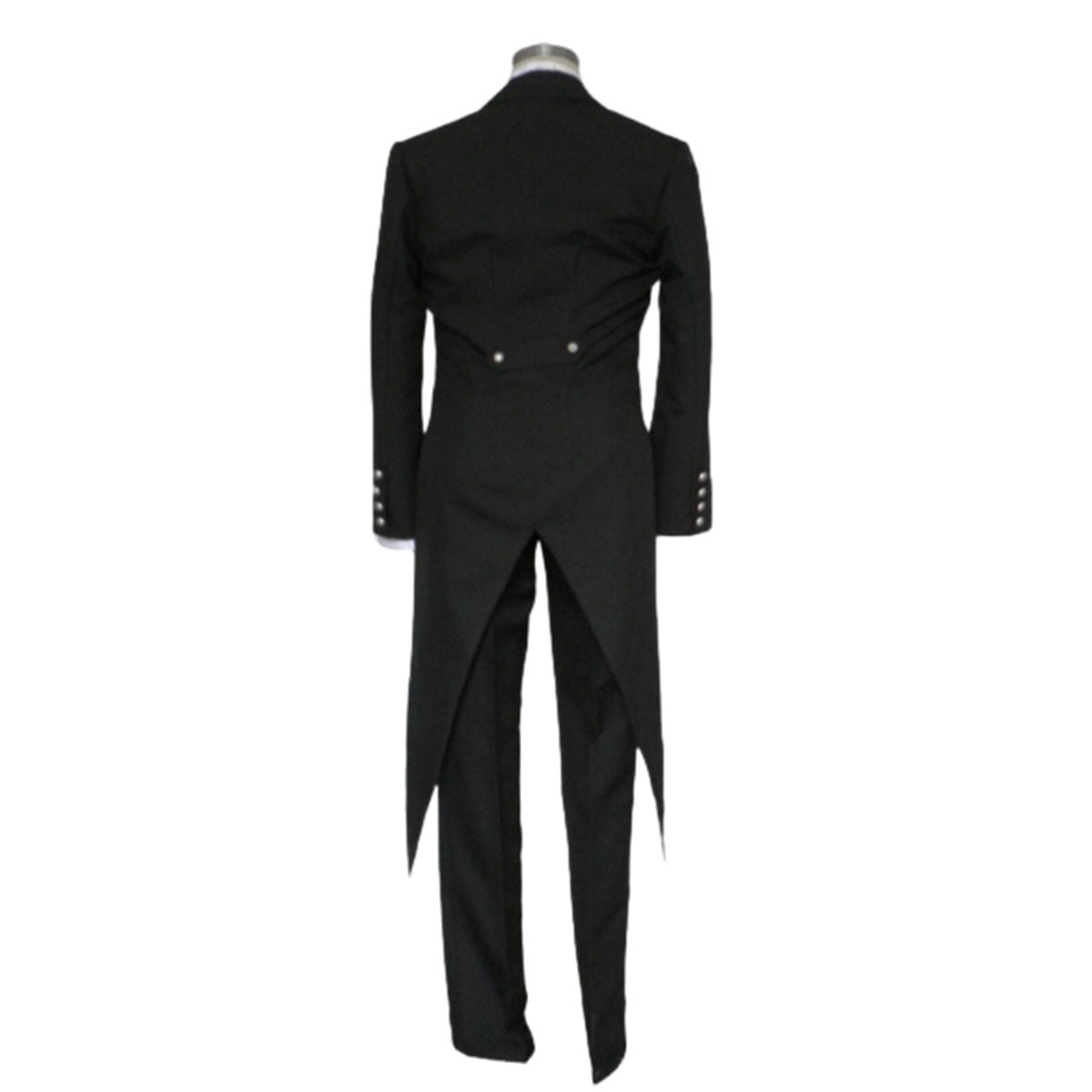 Black Butler Costume Sebastian Michaelis Cosplay Black Uniform Kit