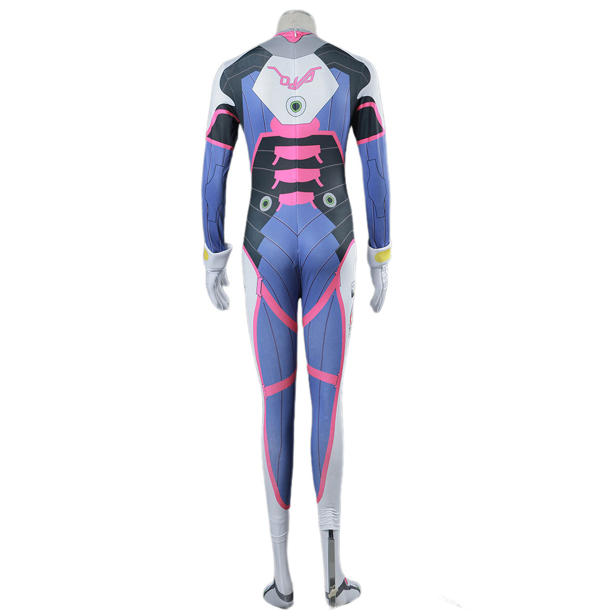 Overwatch DVA Hana Cosplay Stretchable Costume Jumpsuit Kit