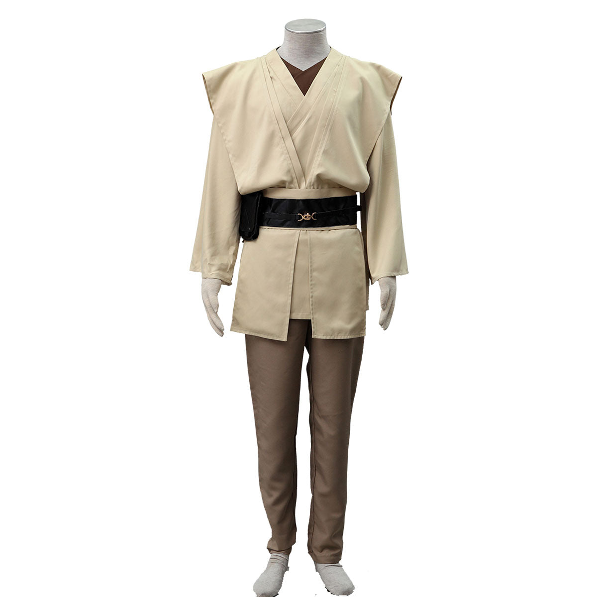 Star Wars Jedi Knight Obi-Wan Kenobi Cosplay Costume Full Outfit Kit