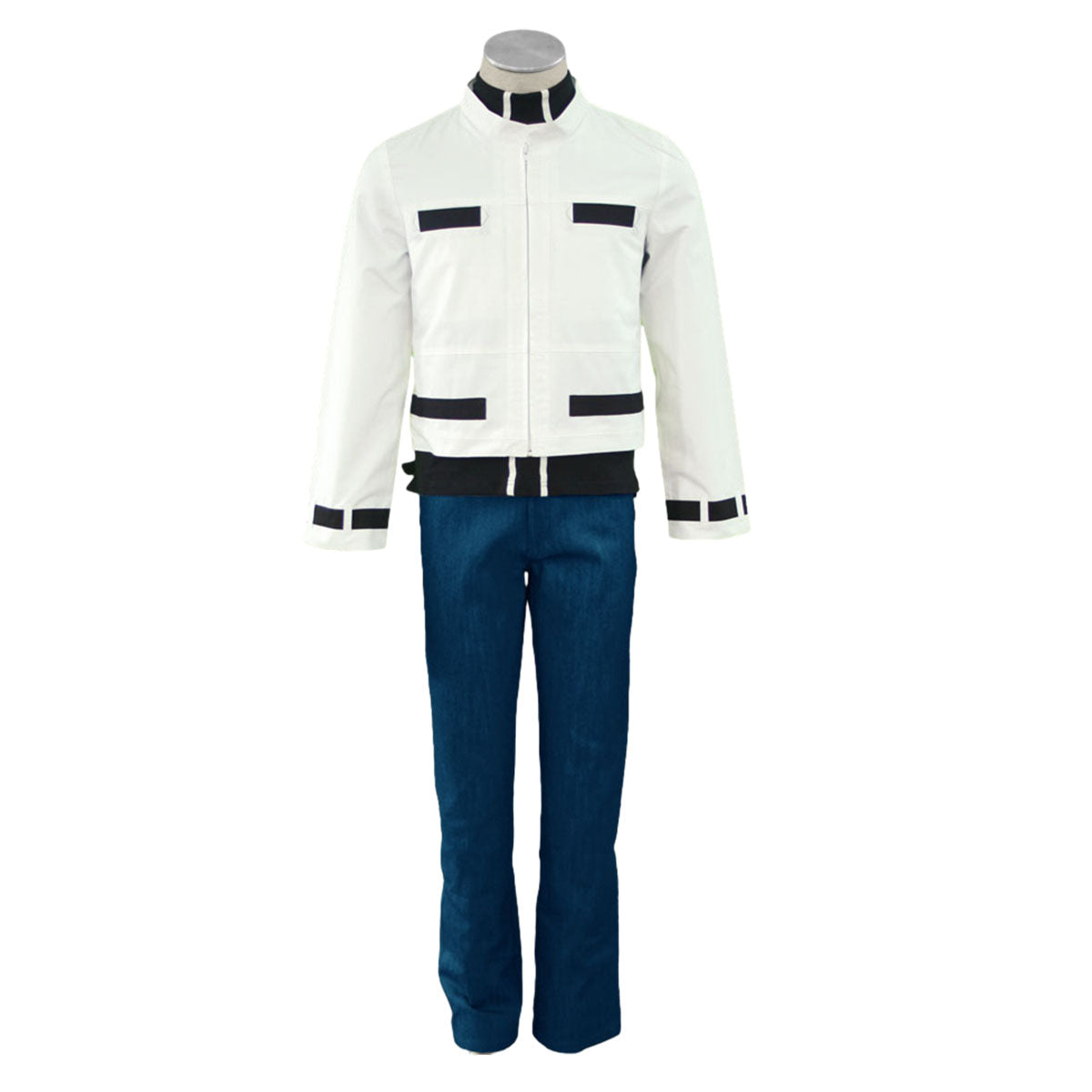 Game The King of Fighters (KOF) Costume Kyo Kusanagi Cosplay White Outfit Kit