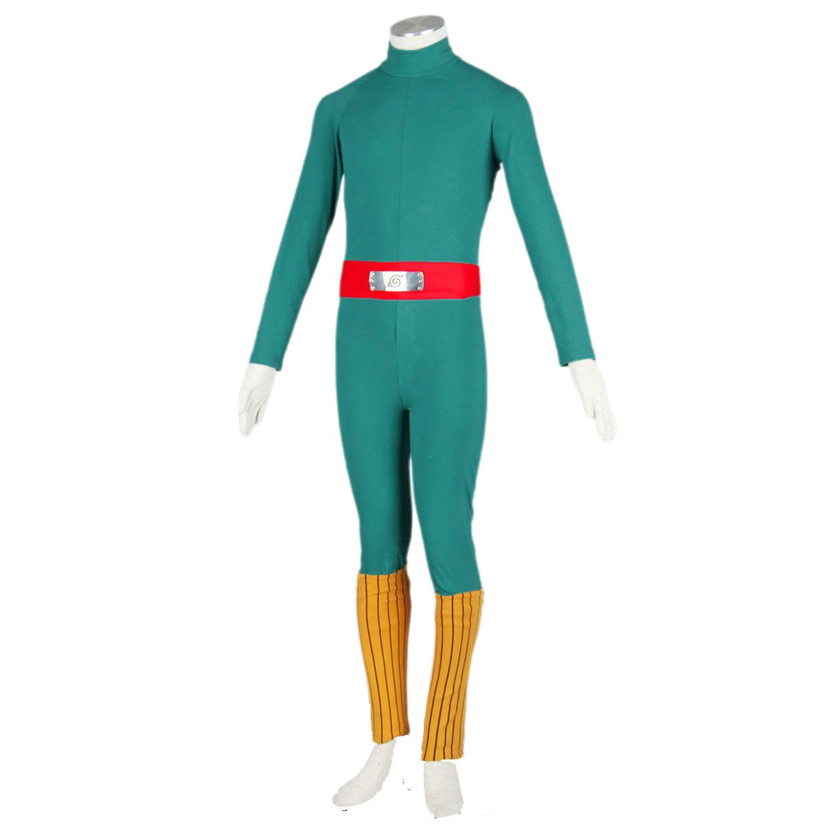 Naruto Shippuden Might Guy Green Cosplay Costume full Outfit Kit