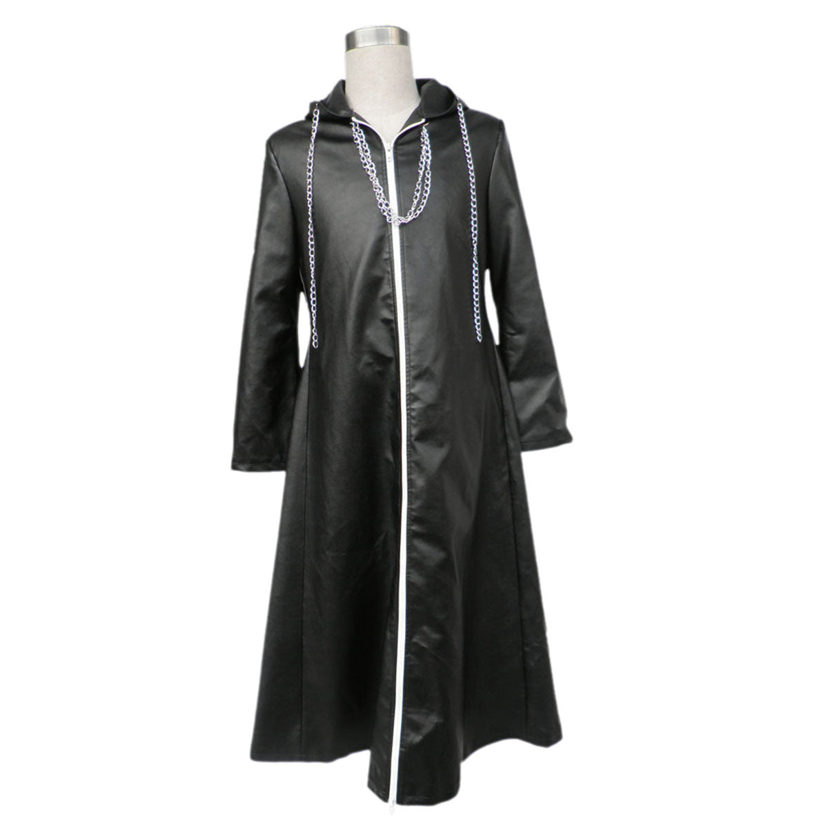 Kingdom Hearts Cosplay Organization XIII Roxas Nobody Costume Leather Robe