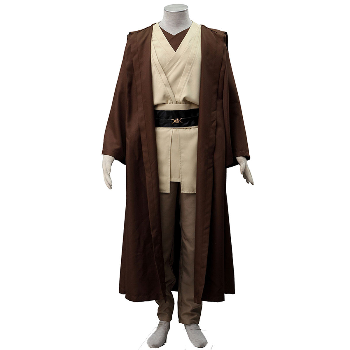 Star Wars Jedi Knight Obi-Wan Kenobi Cosplay Costume Full Outfit Kit