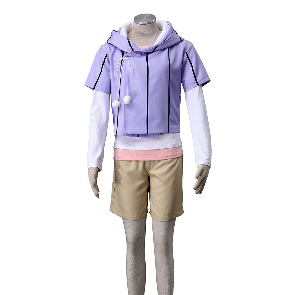 Naruto Boruto Hyuga Hinata Cosplay Costume full Outfit Kit wigh Wig