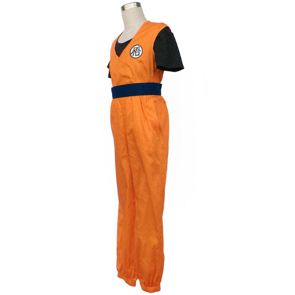 Halloween Dragon Ball Costume Son Goku Training Outfits with Wristband