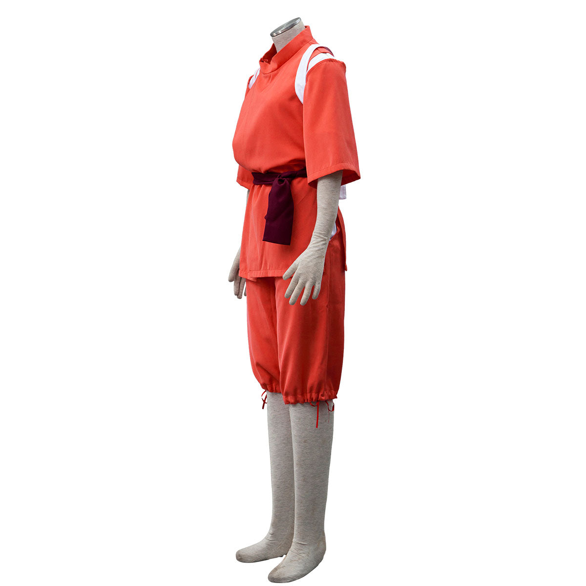 Spirited Away Costume Ogino Chihiro Cosplay Red Outfits Kit