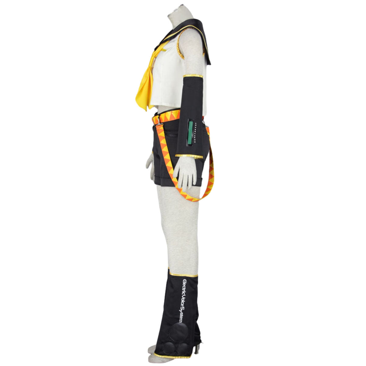 Vocaloid Costumes Kagamine Rin Cosplay Kit full Outfit with Accessories