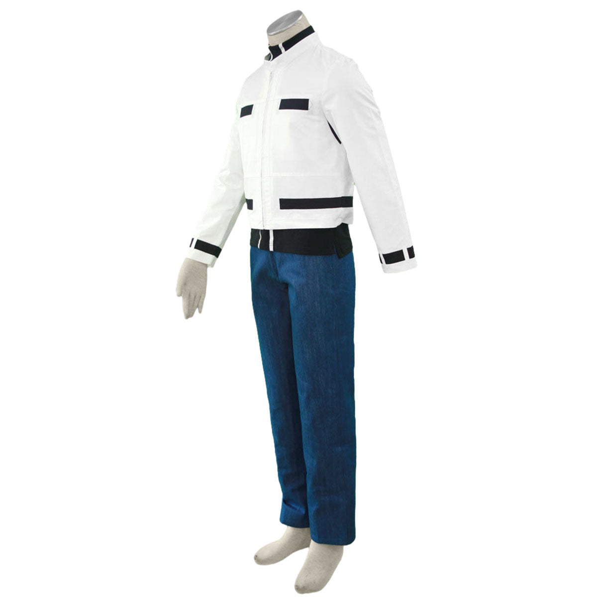 Game The King of Fighters (KOF) Costume Kyo Kusanagi Cosplay White Outfit Kit