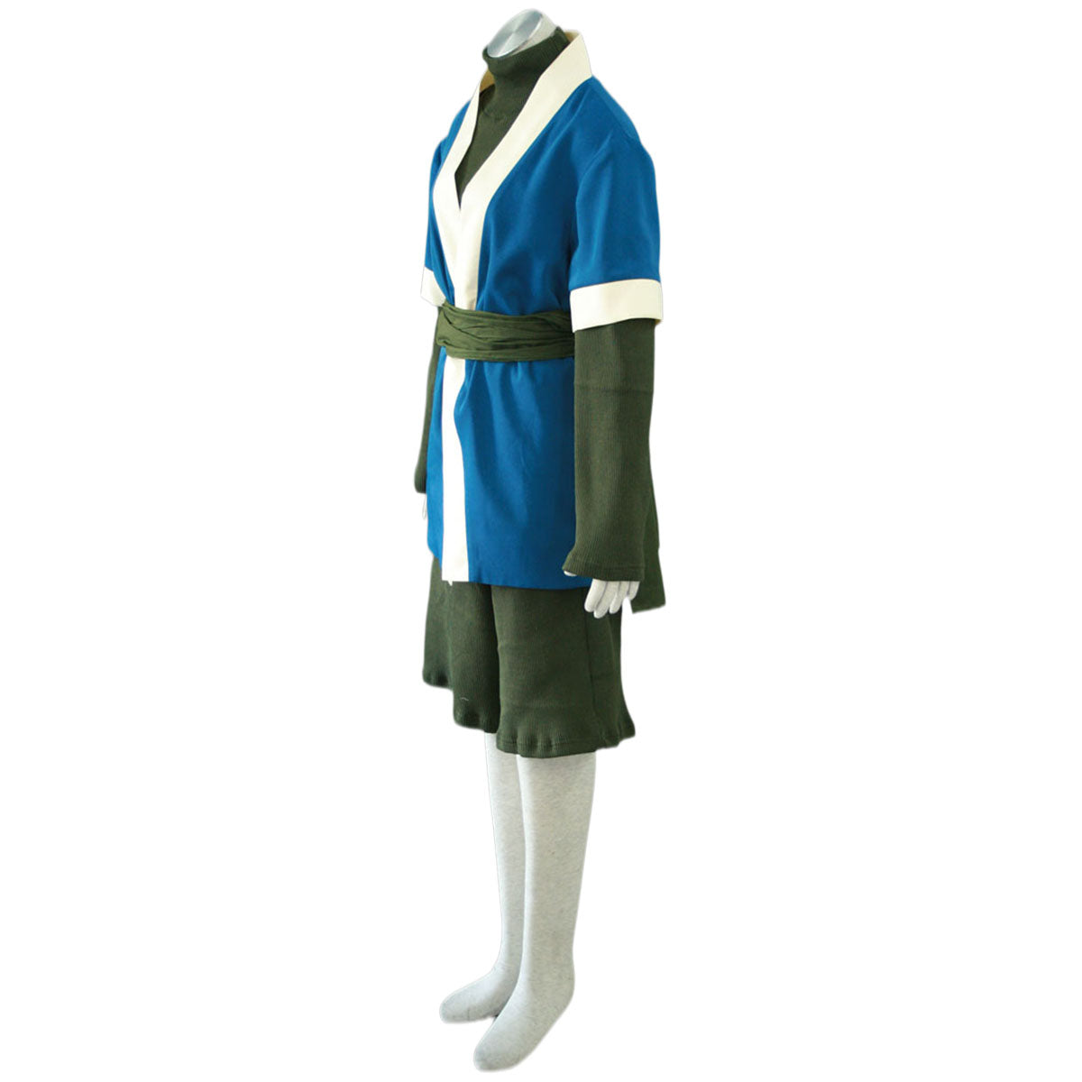 Anime Naruto Haku Cosplay Costume Outfit Headband Kit