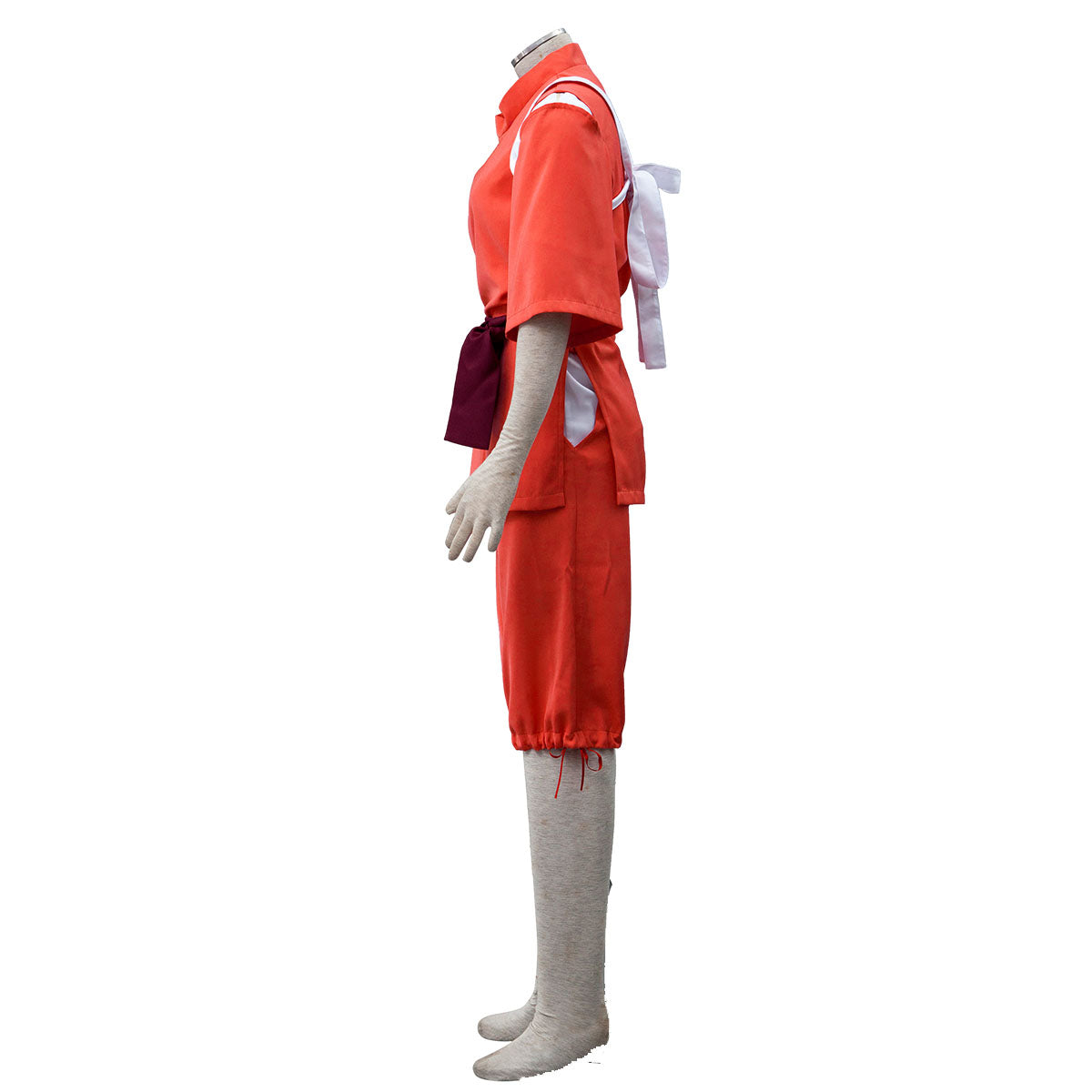 Spirited Away Costume Ogino Chihiro Cosplay Red Outfits Kit