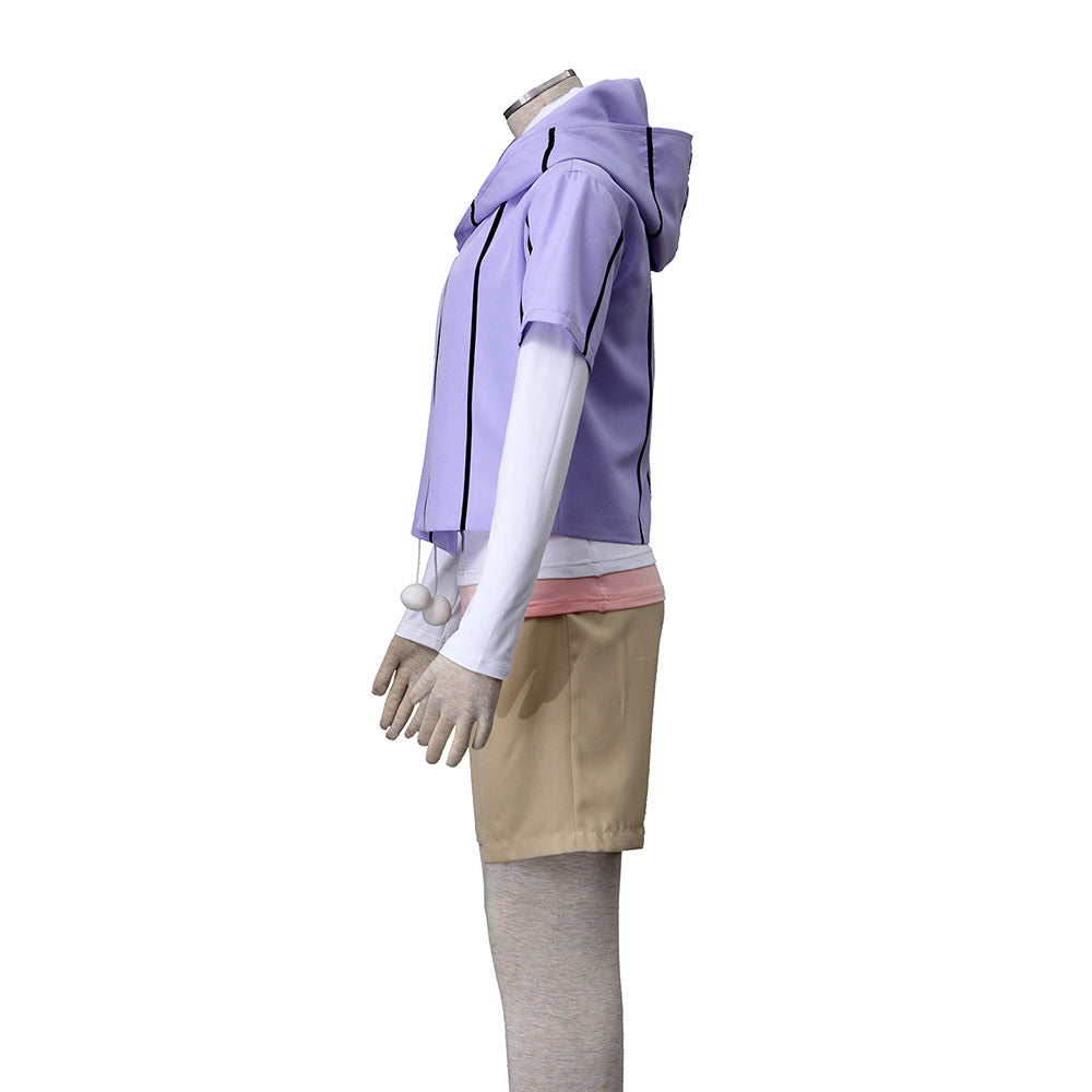 Naruto Boruto Hyuga Hinata Cosplay Costume full Outfit Kit wigh Wig