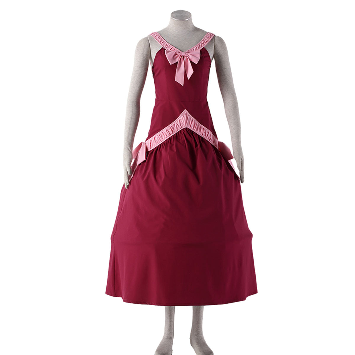 Fairy Tail Costume Mirajane Strauss Cosplay Red Dress