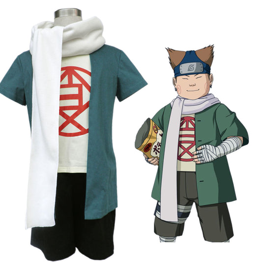 Anime Naruto Shippuden Cosplay Akimichi Chouji Costume Kit