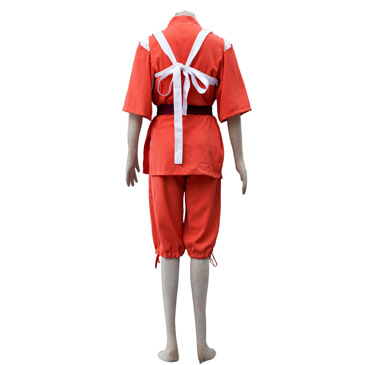 Spirited Away Costume Ogino Chihiro Cosplay Red Outfits Kit