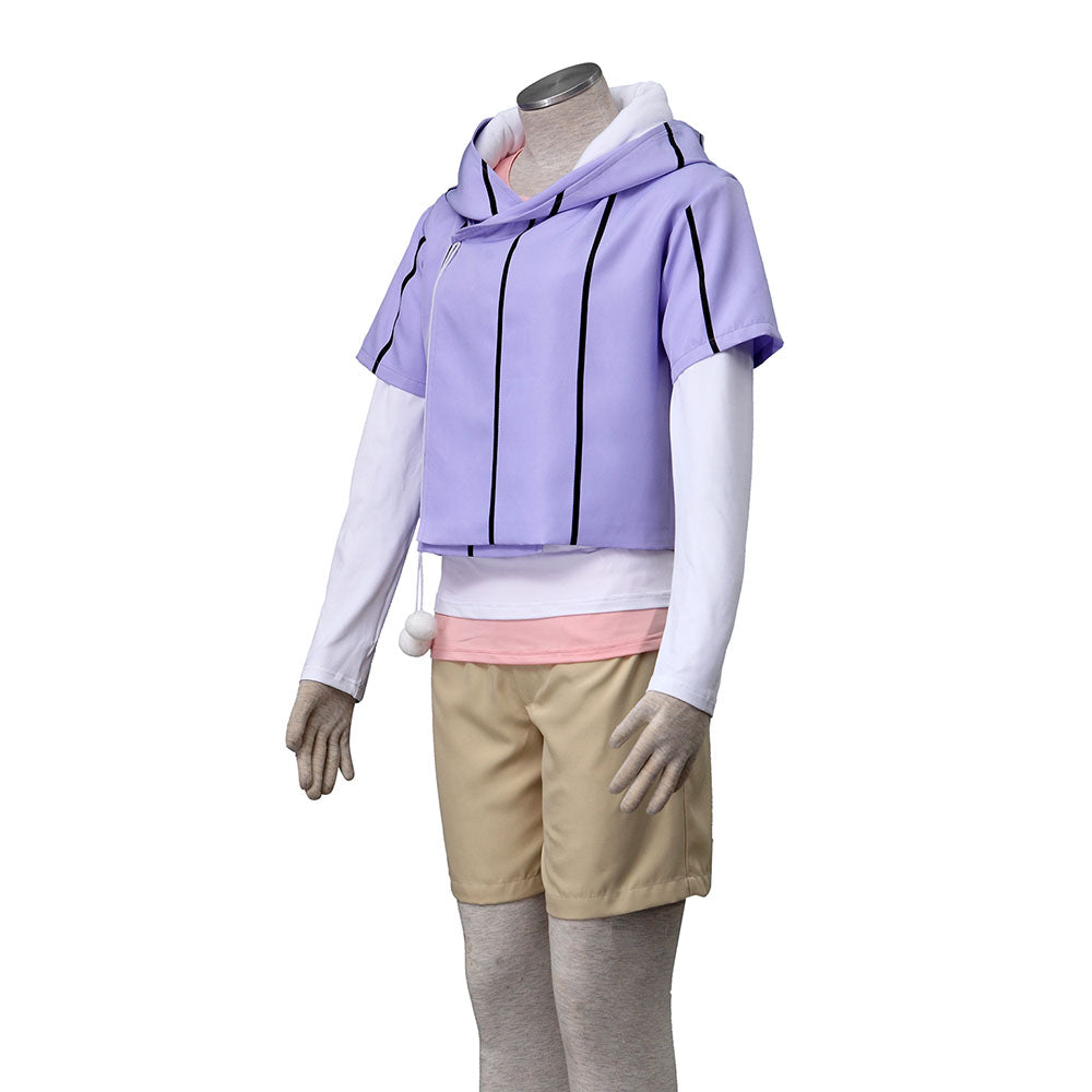 Naruto Boruto Hyuga Hinata Cosplay Costume full Outfit Kit wigh Wig