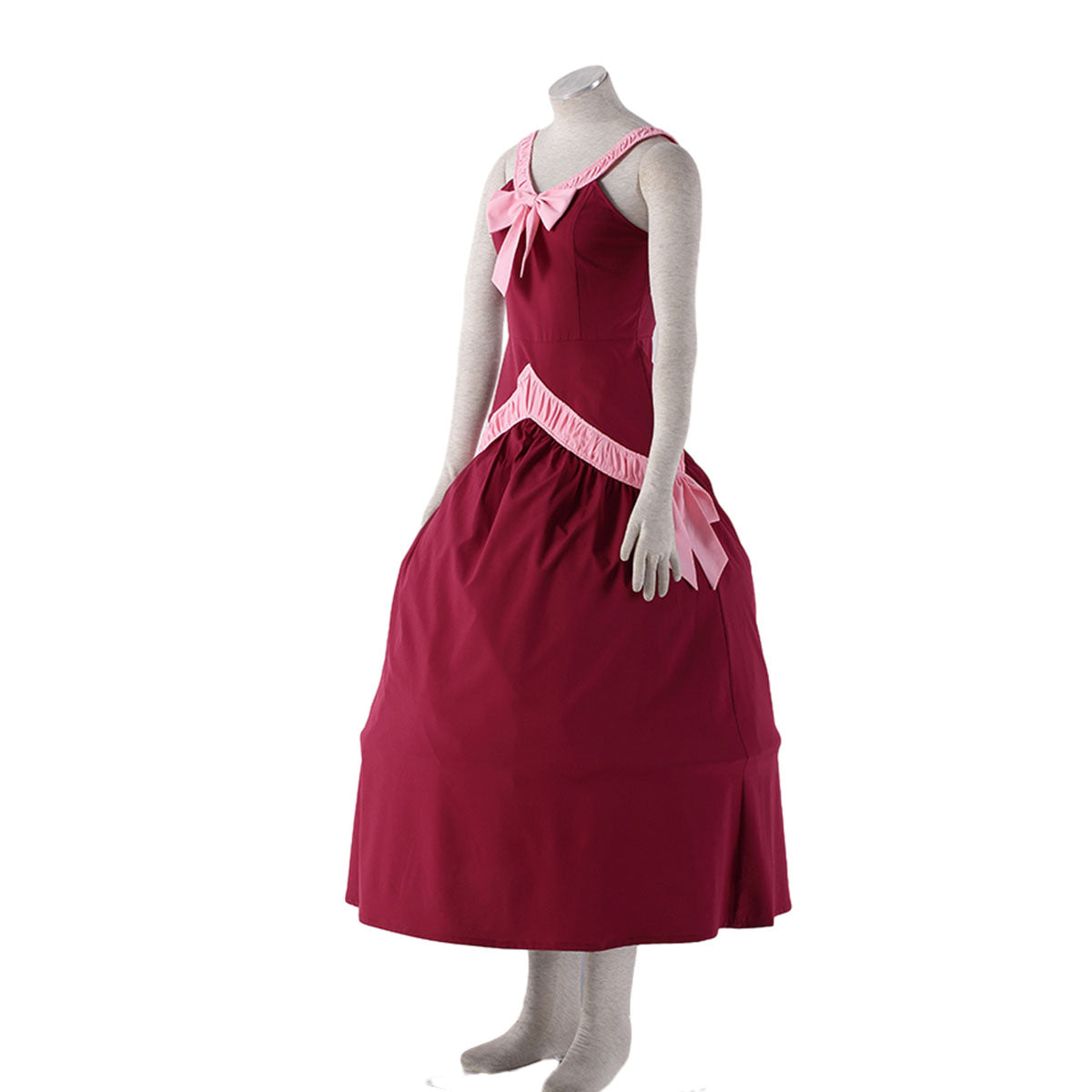 Fairy Tail Costume Mirajane Strauss Cosplay Red Dress