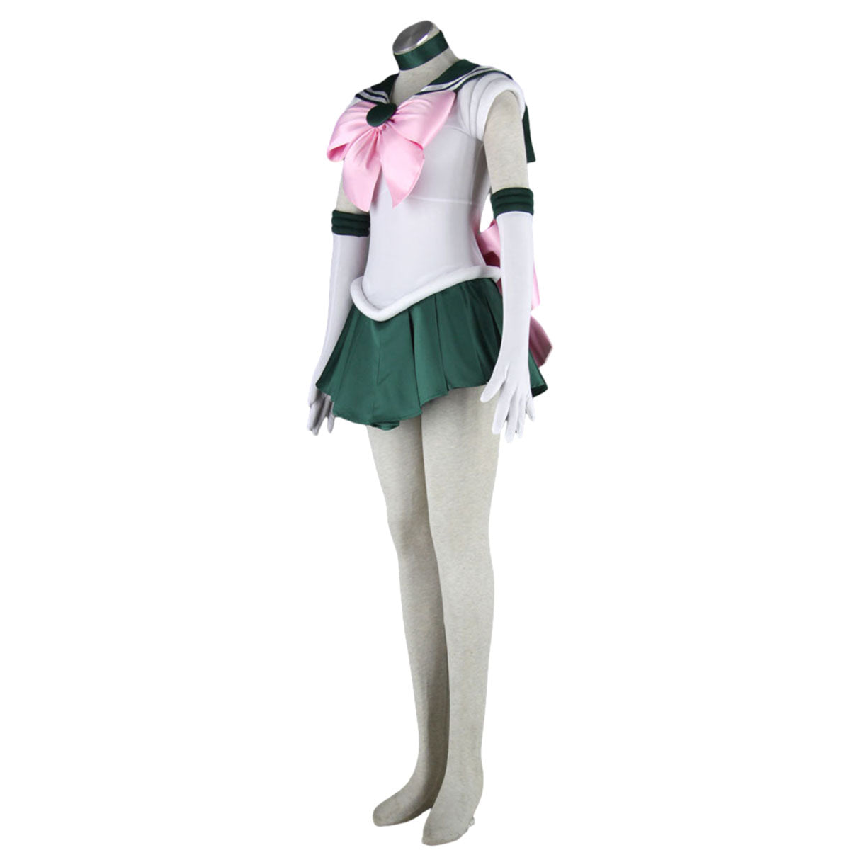 Sailor Moon Sailor Jupiter Kino Makoto Cosplay Costume Kit with Accessories