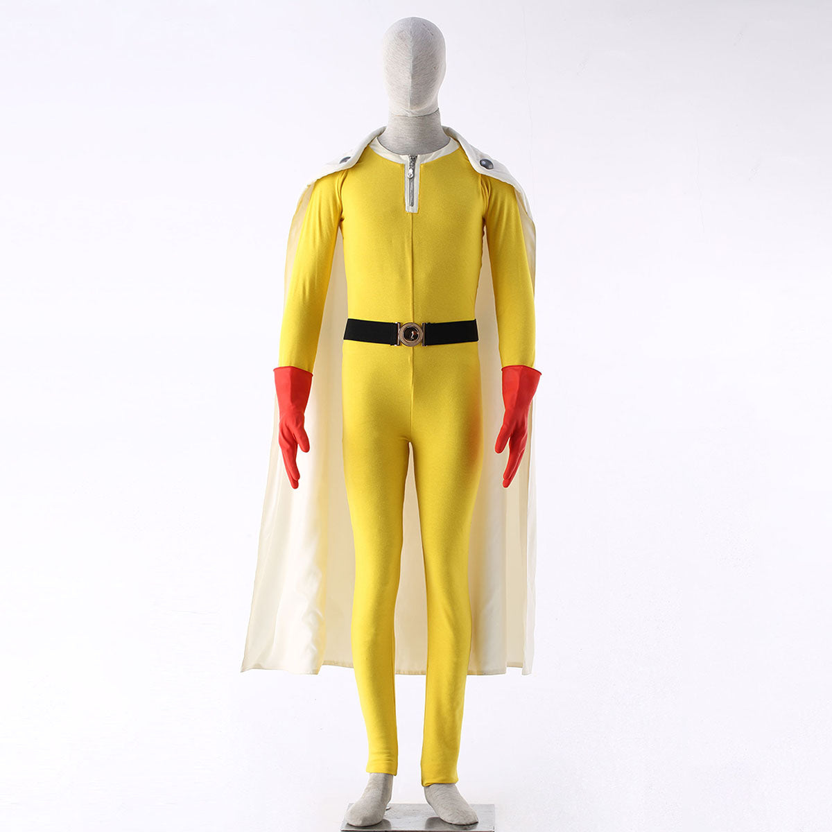 Anime One-Punch Man Saitama Cosplay Costume Kit Full Outfit