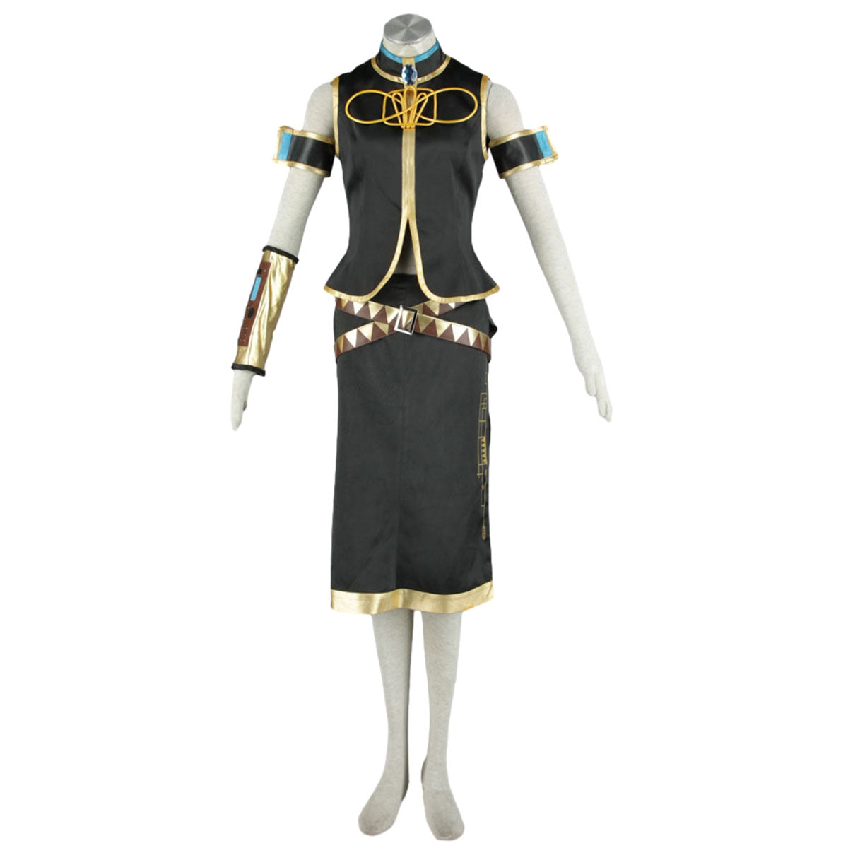 Vocaloid Costumes Megurine Luka Cosplay Dress Kit full Outfit with Accessories