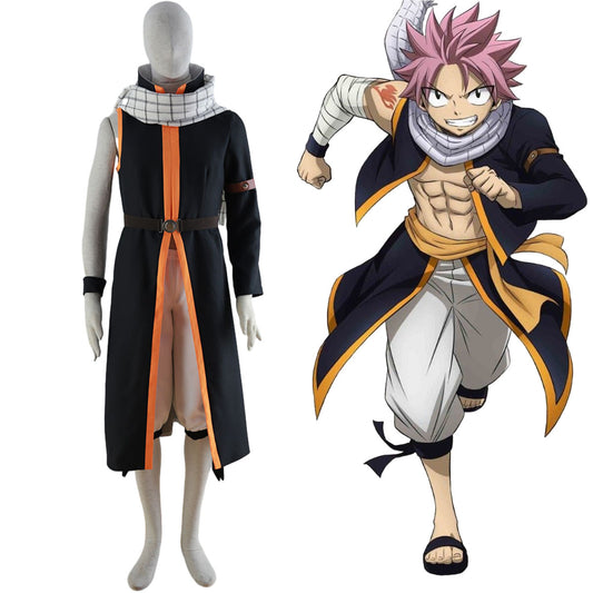 Fairy Tail Costume Natsu Dragneel After 7 Years Cosplay Outfit Kit