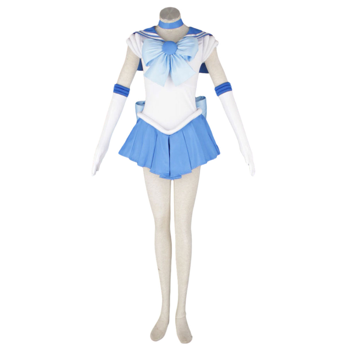 Sailor Moon Sailor Mercury Mizuno Ami Cosplay Costume  Kit with Accessories