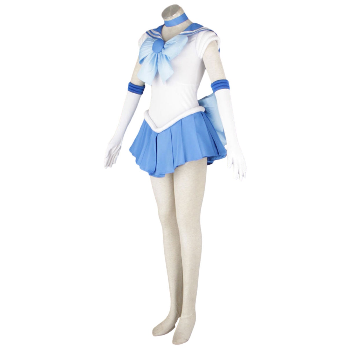 Sailor Moon Sailor Mercury Mizuno Ami Cosplay Costume  Kit with Accessories