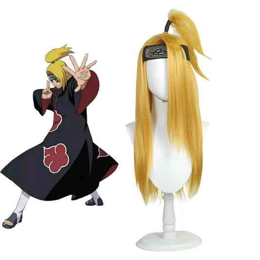 Naruto Costume Deidara Cosplay Wig with Headband