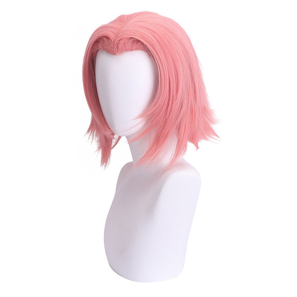 Naruto Costume Haruno Sakura Cosplay Wig with Headband