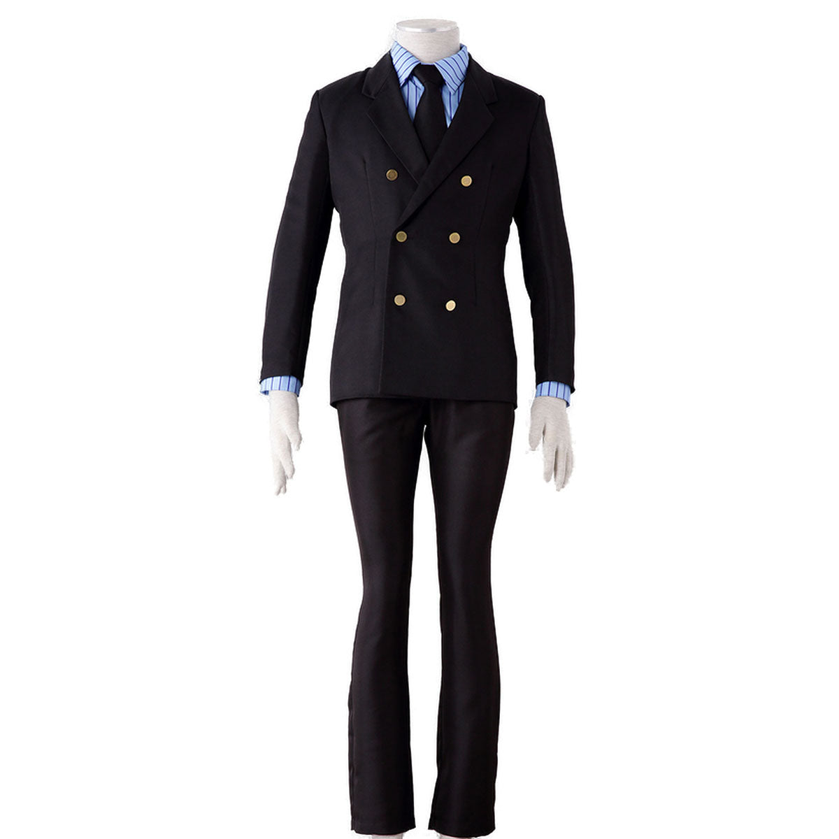 Anime One Piece Cook Vinsmoke Sanji Cosplay Costume Suit Kit full Outfit