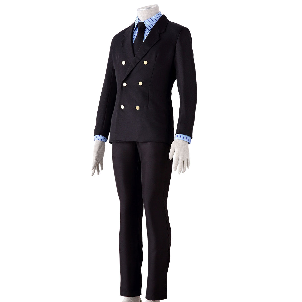 Anime One Piece Cook Vinsmoke Sanji Cosplay Costume Suit Kit full Outfit